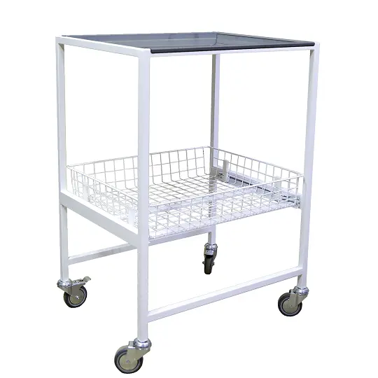 HOSPITAL 21 vozík 1-koš, bílý/nerez